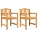 Juego de comedor para jardín 4 piezas madera maciza de teca