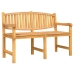 Juego de comedor para jardín 5 piezas madera maciza de teca