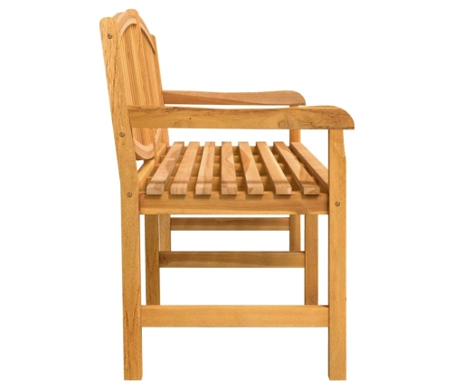 Juego de comedor para jardín 3 pzas madera maciza de teca