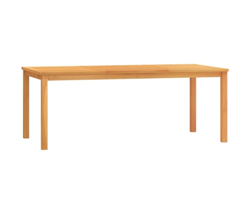 Juego de comedor para jardín 3 pzas madera maciza de teca