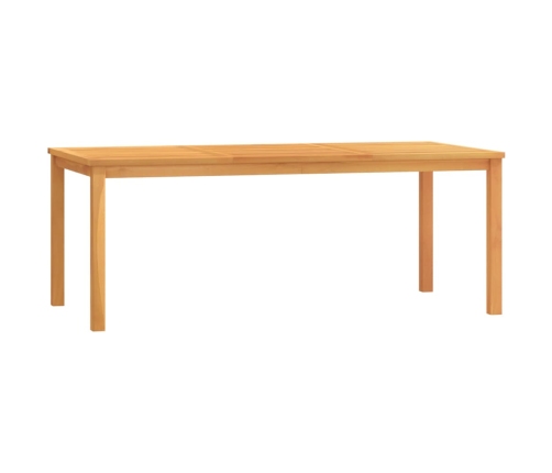 Juego de comedor para jardín 4 piezas madera maciza de teca