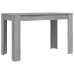 Mesa de comedor madera de ingeniería Sonoma gris 120x60x76 cm