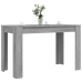 Mesa de comedor madera de ingeniería Sonoma gris 120x60x76 cm