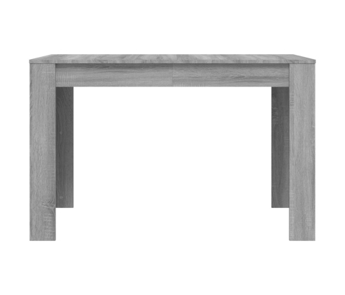 Mesa de comedor madera de ingeniería Sonoma gris 120x60x76 cm