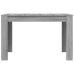 Mesa de comedor madera de ingeniería Sonoma gris 120x60x76 cm