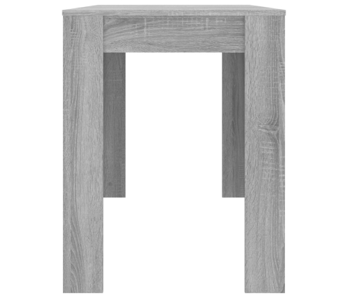 Mesa de comedor madera de ingeniería Sonoma gris 120x60x76 cm