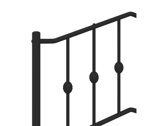 Cabecero de metal negro 160 cm