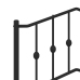 Cabecero de metal negro 160 cm
