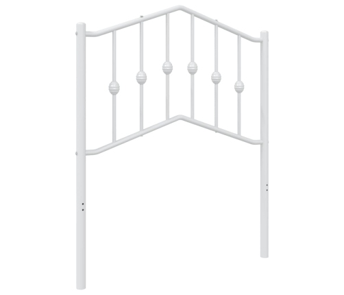 Cabecero de metal blanco 75 cm