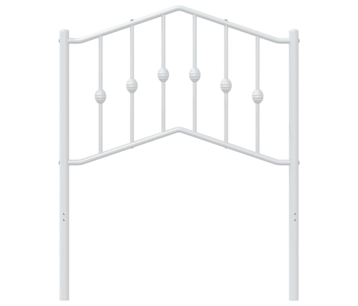 Cabecero de metal blanco 75 cm