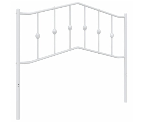 Cabecero de metal blanco 107 cm