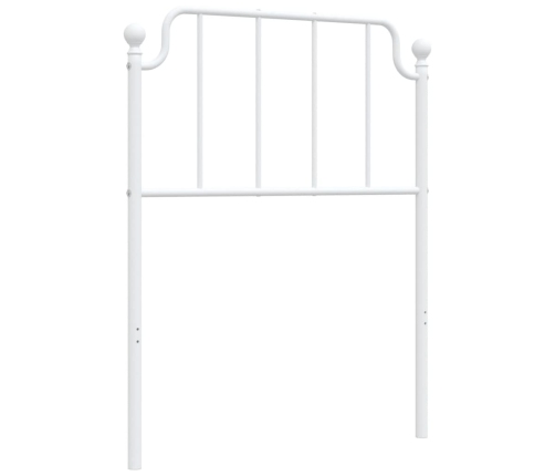 Cabecero de metal blanco 75 cm