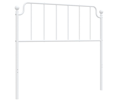 Cabecero de metal blanco 107 cm