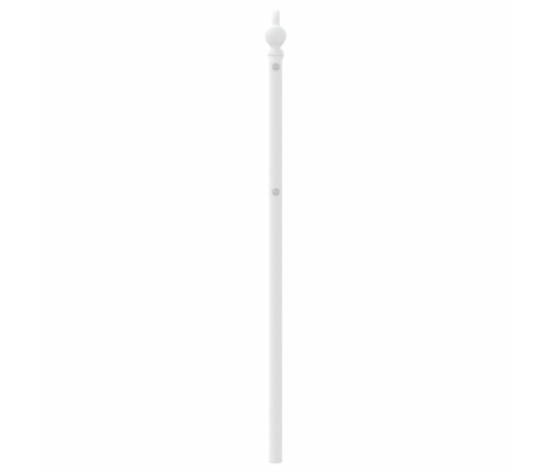 Cabecero de metal blanco 107 cm