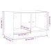 Mueble de TV con puertas de vidrio roble ahumado 68x37x42 cm