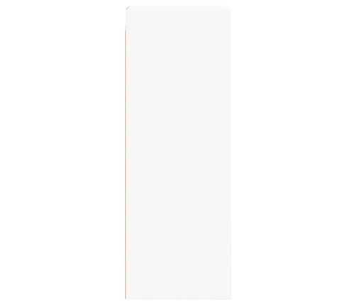 Mueble de pared con puertas de vidrio blanco 35x37x100 cm