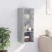 Mueble de pared puertas de vidrio gris Sonoma 35x37x100 cm