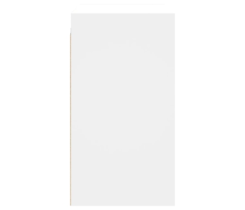 Mueble de pared con puertas de vidrio blanco 68x37x68,5 cm