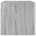 Mueble de pared puertas de vidrio gris Sonoma 68,5x37x35 cm