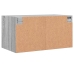 Mueble de pared puertas de vidrio gris Sonoma 68,5x37x35 cm