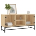 vidaXL Mueble de TV con puertas de vidrio roble Sonoma 102x37x50 cm