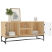 vidaXL Mueble de TV con puertas de vidrio roble Sonoma 102x37x50 cm