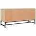 vidaXL Mueble de TV con puertas de vidrio roble Sonoma 102x37x50 cm