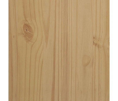 Armario FLORO madera maciza de pino marrón cera 77x53x171 cm