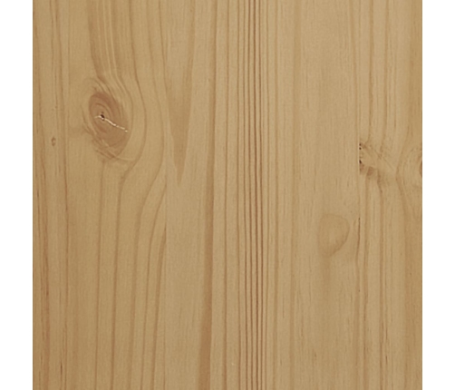 Cómoda cajonera FLORO madera maciza de pino marrón cera