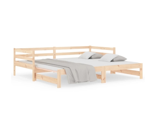 Sofá cama nido madera maciza de pino 90x190 cm