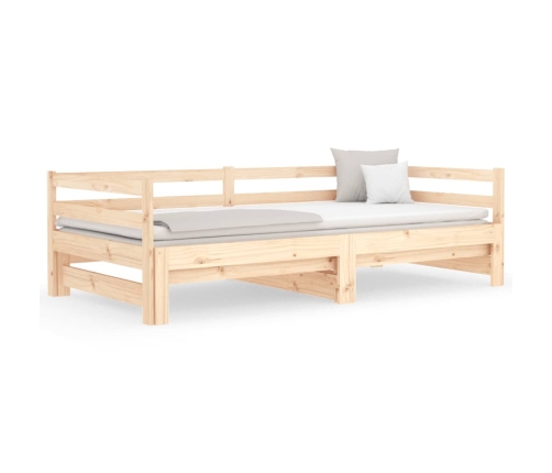 Sofá cama nido madera maciza de pino 90x190 cm