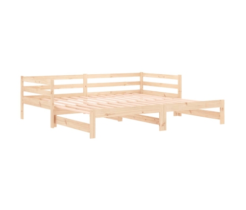 Sofá cama nido madera maciza de pino 90x190 cm