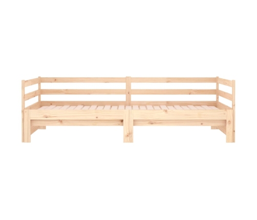 Sofá cama nido madera maciza de pino 90x190 cm