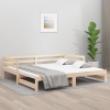 Sofá cama nido madera maciza de pino 90x190 cm