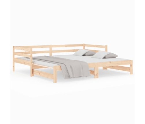 Sofá cama nido madera maciza de pino 80x200 cm