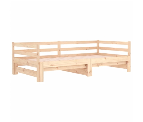 Sofá cama nido madera maciza de pino 80x200 cm