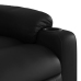 Sillón reclinable eléctrico de cuero sintético negro