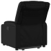 Sillón reclinable y elevable eléctrico cuero sintético negro