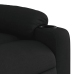 Sillón de masaje eléctrico reclinable elevable tela negro