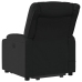 Sillón de masaje eléctrico reclinable elevable tela negro