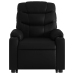 Sillón reclinable elevable cuero artificial negro