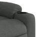 Sillón eléctrico reclinable elevable de tela gris oscuro