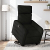 Sillón reclinable elevable tela negro