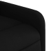 Sillón de masaje eléctrico reclinable elevable tela negro