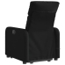 Sillón de masaje eléctrico reclinable elevable tela negro