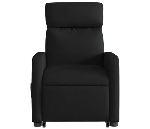 Sillón de masaje eléctrico reclinable elevable tela negro