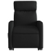 Sillón de masaje eléctrico reclinable elevable tela negro