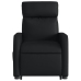 Sillón reclinable elevable cuero artificial negro