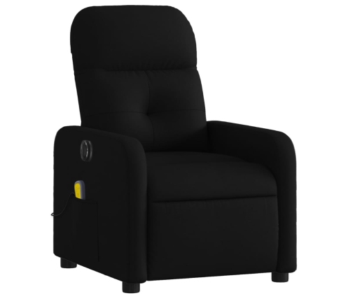 Sillón reclinable de masaje eléctrico tela negro