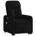 Sillón de masaje eléctrico reclinable elevable tela negro